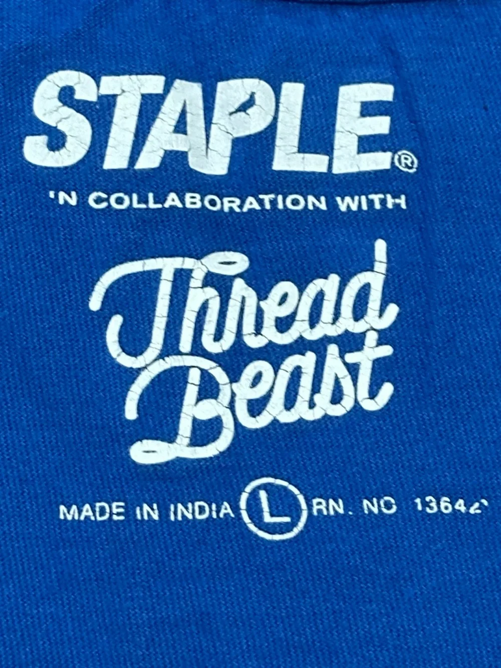 Staple x Thread Beast Script Logo Shirt